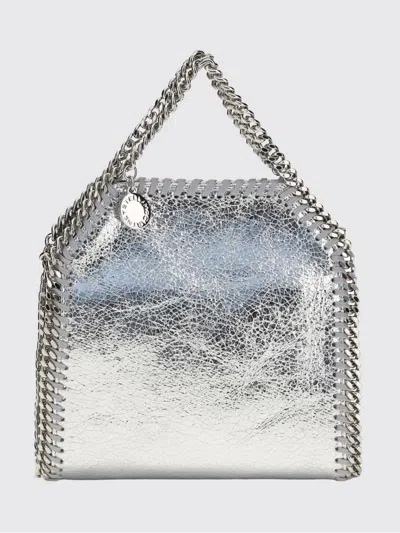 Stella Mccartney Shoulder Bag Woman In Silver
