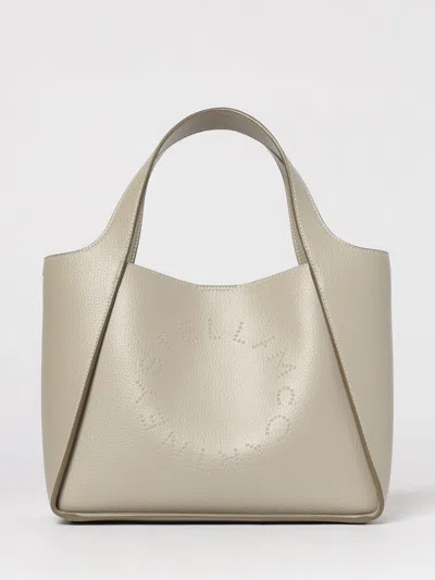 Stella Mccartney Logo Tote Shoulder Bag Eco Alter In Neutral