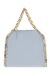Stella Mccartney Womens Duck Blue Falabella Tiny Woven Tote Bag In Duck Blue