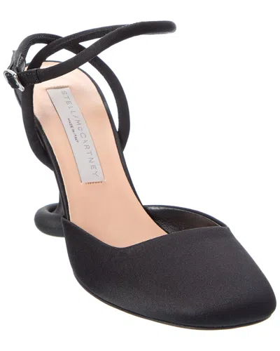 Stella Mccartney Shroom Satin Pump In Black