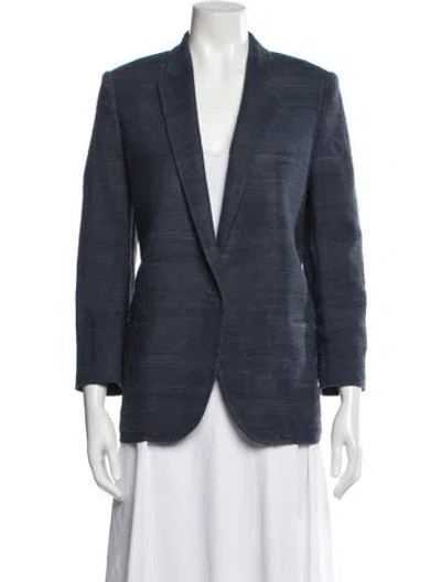 Pre-owned Stella Mccartney Silk Blazer In Blue