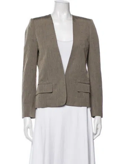 Pre-owned Stella Mccartney Silk Blazer In Neutrals