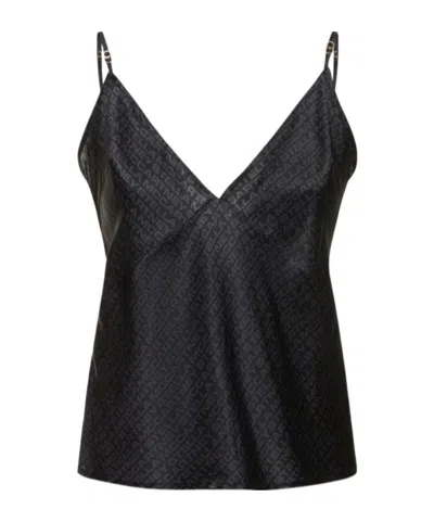 Stella Mccartney Silk Camisole Top In Black