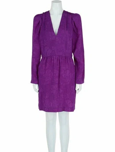 Pre-owned Stella Mccartney Silk Dress W/ Tags In Purple