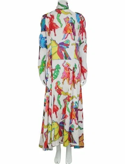 Pre-owned Stella Mccartney Silk Dress W/ Tags In White