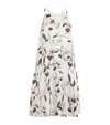 Stella Mccartney Cherry Print Sleeveless Mini Dress In White