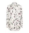 Stella Mccartney Silk High Summer Cherry Print Shirt In Multi