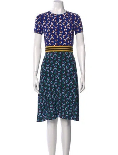Pre-owned Stella Mccartney Silk Knee-length Dress In Black