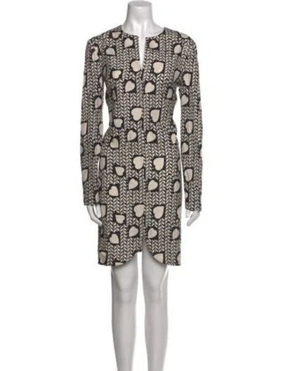 Pre-owned Stella Mccartney Silk Knee-length Dress In Multi