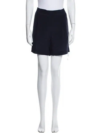 Pre-owned Stella Mccartney Silk Knee-length Shorts In Blue