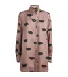 Stella Mccartney Oversized Lips Print Shirt In Multi