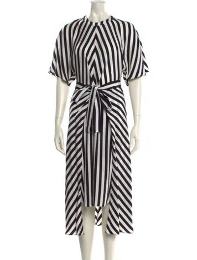 Pre-owned Stella Mccartney Silk Long Dress In Multi