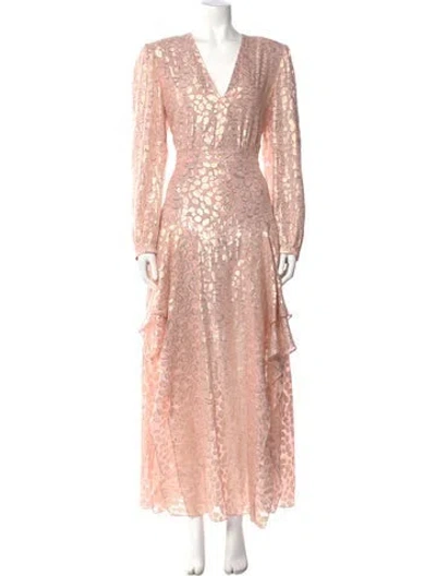 Pre-owned Stella Mccartney Silk Long Dress W/ Tags In Multi