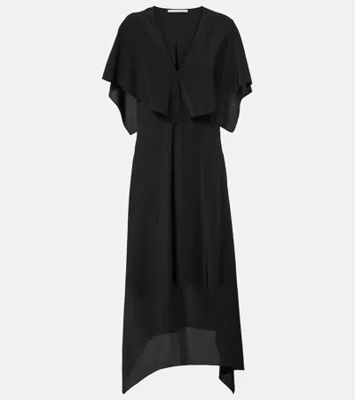 Stella Mccartney Silk Maxi Dress In Black