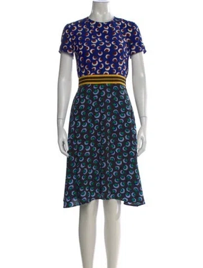 Pre-owned Stella Mccartney Silk Midi Length Dress In Multi