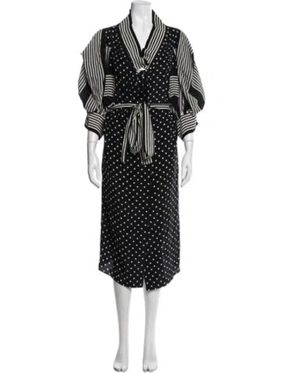 Pre-owned Stella Mccartney Silk Midi Length Dress In Multi