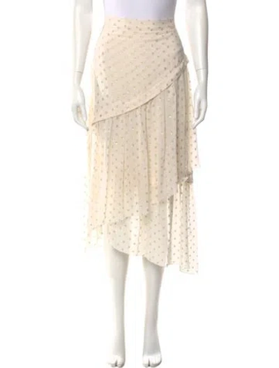 Pre-owned Stella Mccartney Silk Midi Length Skirt