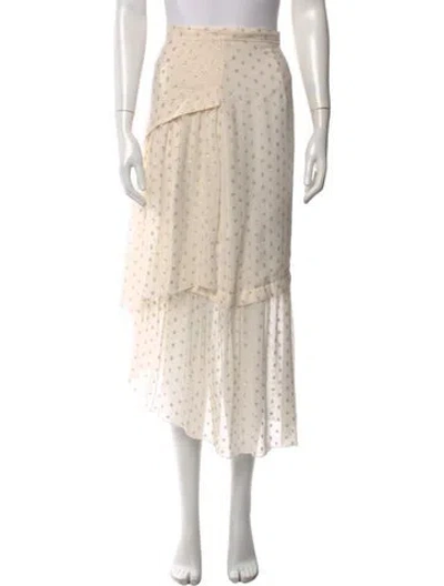 Pre-owned Stella Mccartney Silk Midi Length Skirt