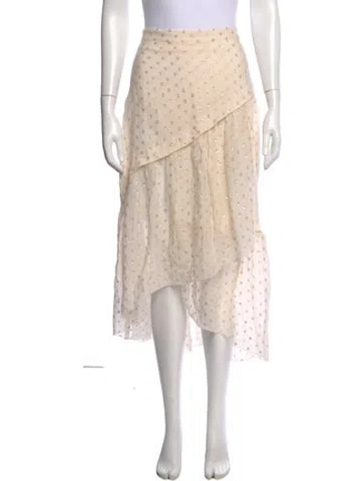 Pre-owned Stella Mccartney Silk Midi Length Skirt