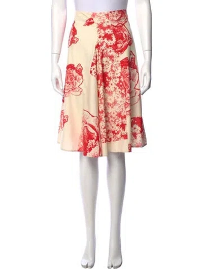 Pre-owned Stella Mccartney Silk Midi Length Skirt In Neutrals