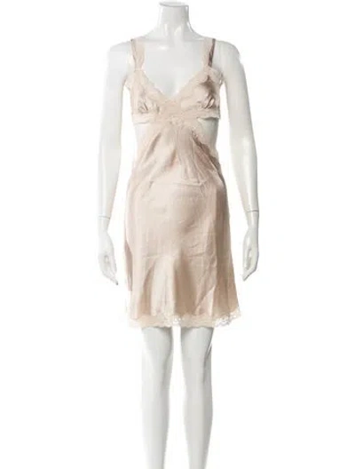 Pre-owned Stella Mccartney Silk Mini Dress