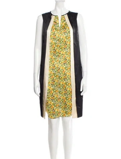 Pre-owned Stella Mccartney Silk Mini Dress In Multi