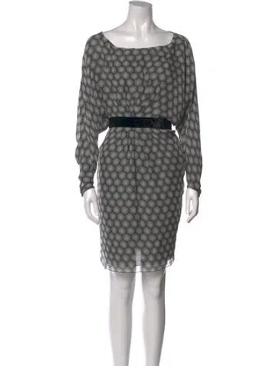 Pre-owned Stella Mccartney Silk Mini Dress In White