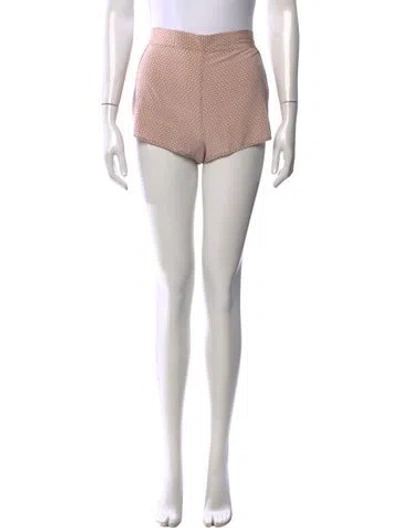 Pre-owned Stella Mccartney Silk Mini Shorts In Pink