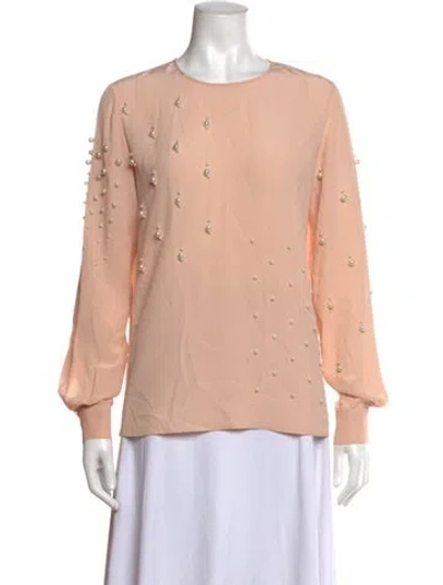 Pre-owned Stella Mccartney Silk Patterned Blouse W/ Tags In Pink