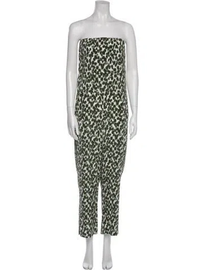 Pre-owned Stella Mccartney Silk Polka Dot Print Jumpsuit In Multi
