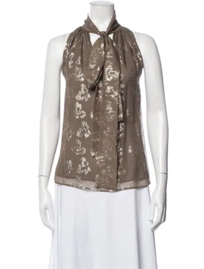 Pre-owned Stella Mccartney Silk Printed Top