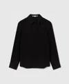Stella Mccartney Silk Shirt In Black