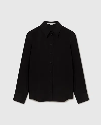 Stella Mccartney Silk Shirt In Black