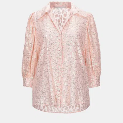 Pre-owned Stella Mccartney Silk Shirt 44 In Pink