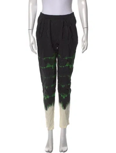 Pre-owned Stella Mccartney Silk Skinny Leg Pants In Black