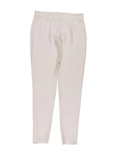 Pre-owned Stella Mccartney Silk Skinny Leg Pants In Neutral
