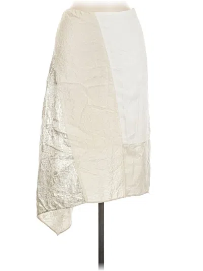 Pre-owned Stella Mccartney Silk Skirt In Ivory