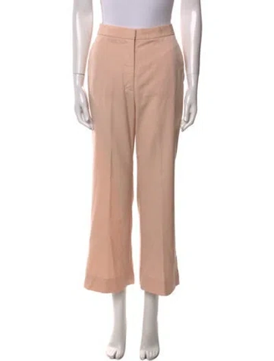 Pre-owned Stella Mccartney Silk Wide Leg Pants In Pink