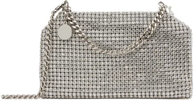 Stella Mccartney Silver Falabella Clutch In 8101 Silver