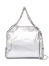 Stella Mccartney Silver Falabella Mini Tote In Silver