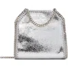 Stella Mccartney Silver Falabella Tiny Bag