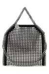 Stella Mccartney Borsa A Mano Falabella Micro In Shaggy Deer Decorato  Donna In Silver