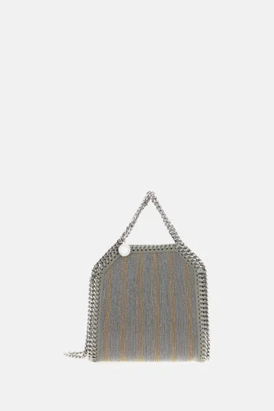 Stella Mccartney Silver Falabella Tiny Tote Bag