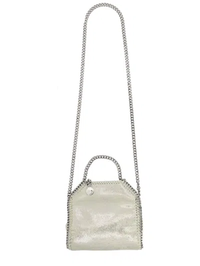 Stella Mccartney Silver Polyester Handbag In Purple