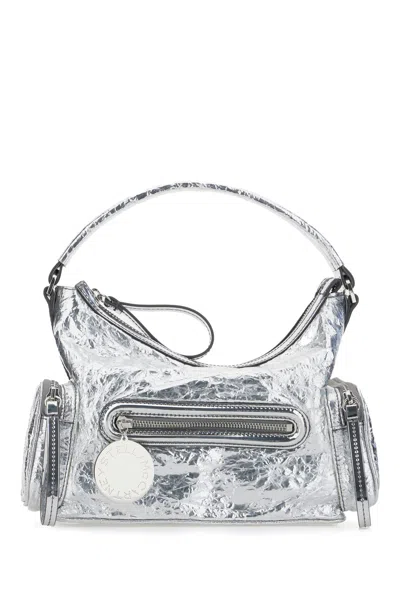 Stella Mccartney Silver Polyester Small Dartmoor Handbag