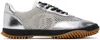 STELLA MCCARTNEY SILVER S-WAVE SPORT MESH PANELLED trainers