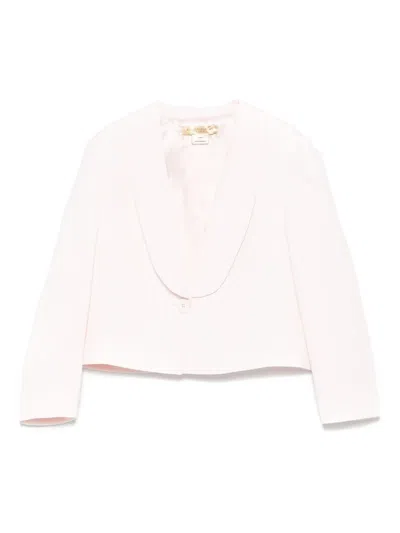 Stella Mccartney Kids' Single-breasted Blazer In White