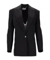 Stella Mccartney Single-breasted Blazer In Black