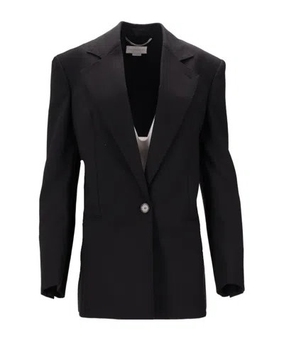 Stella Mccartney Single-breasted Blazer In Black