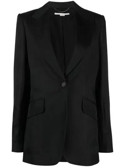 Stella Mccartney Single-breasted Blazer In Black